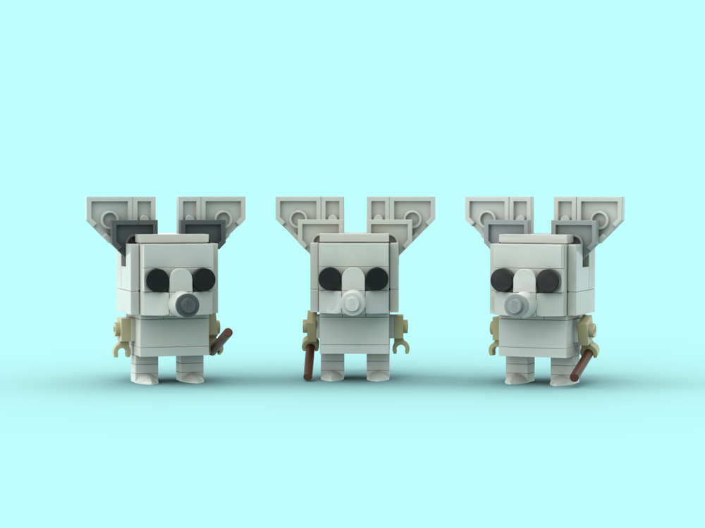 Lego The Three Blind Mice - from the movie Shrek