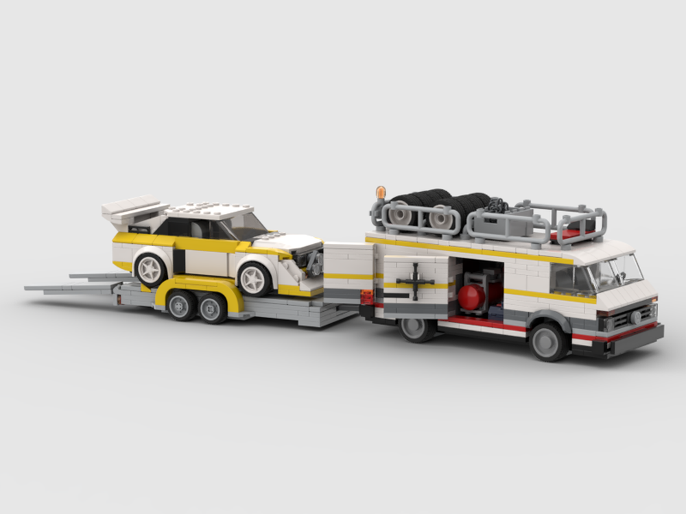 Lego Volkswagen LT45 set 76897 Audi Quattro S1 E2 transporter