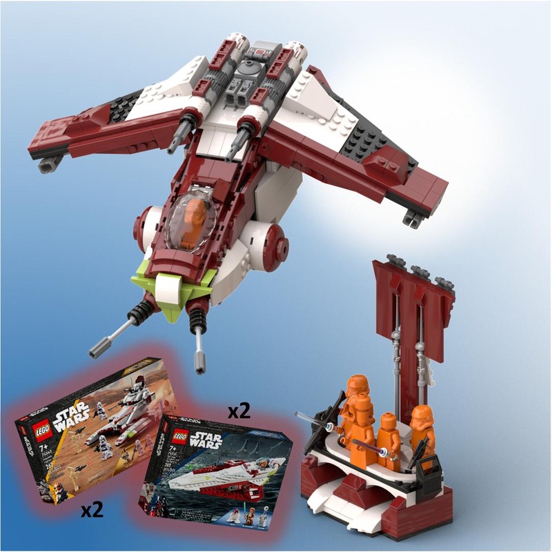 Lego 75333 + 75342 - Gunship - 187th Legion Edition