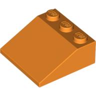 Lego Brick Sloped 33° 3 x 3 / Orange
