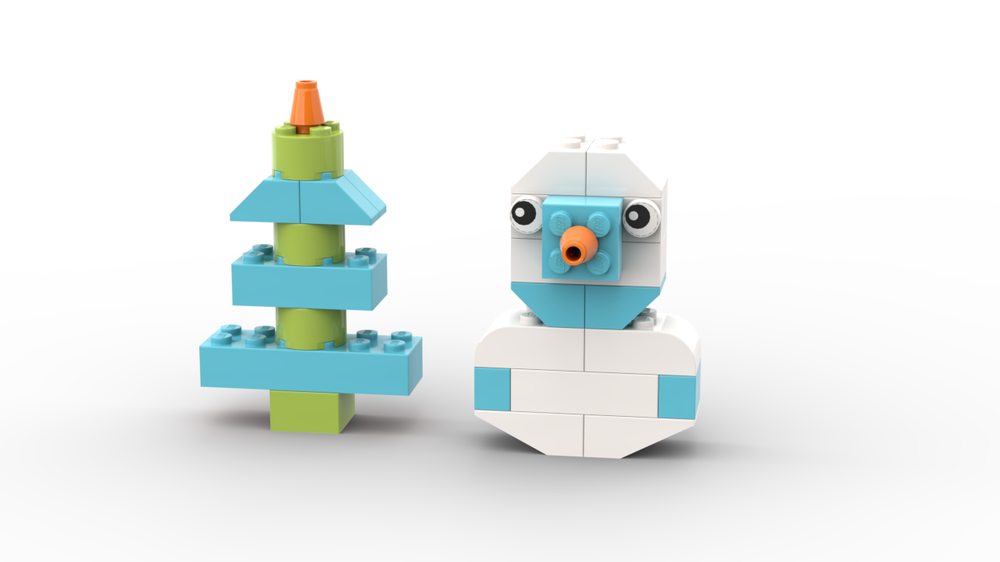 Lego 10694 Christmas tree and Snowman