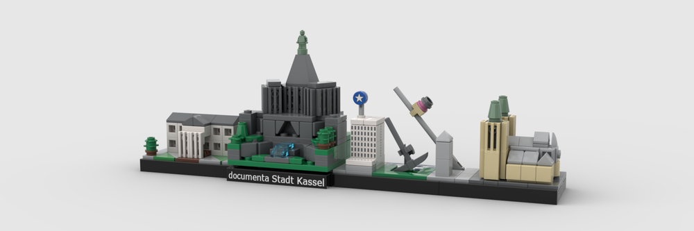 Lego dokumentastadt Kassel Skyline