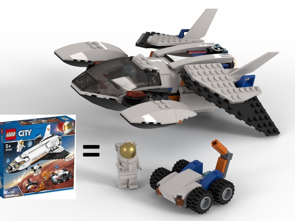 Lego Cargo Shuttle 60226 D-model