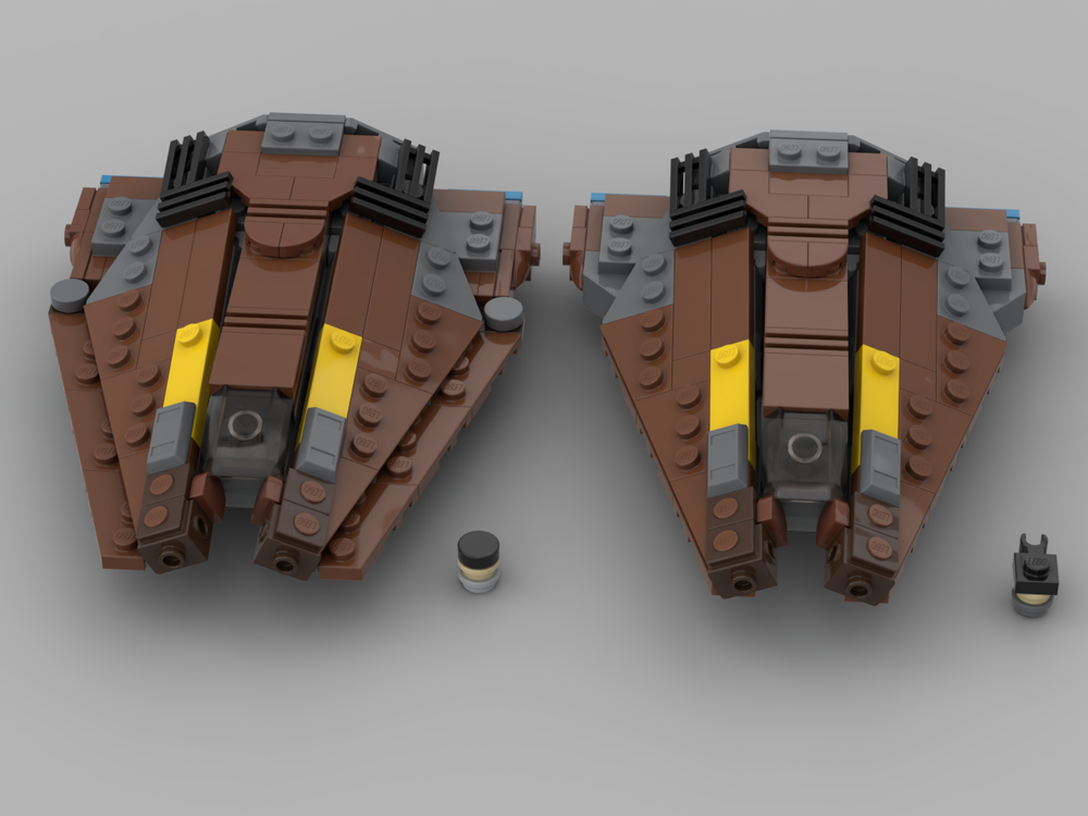 Lego 1:250 scale Elite dangerous Vipers