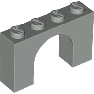 Lego Brick Arch 1 x 4 x 2 / Light Gray