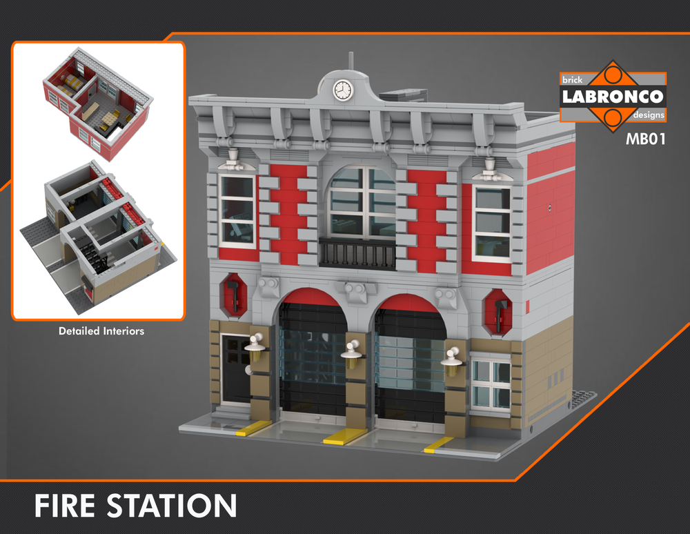 Lego MB01 - Fire Station