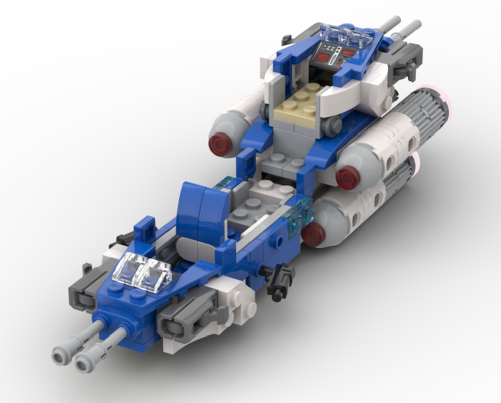Lego Captain Rex's heavy assualt troop speeder