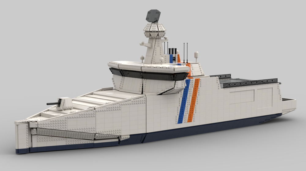 Lego Futuristic Coast Guard Vessel
