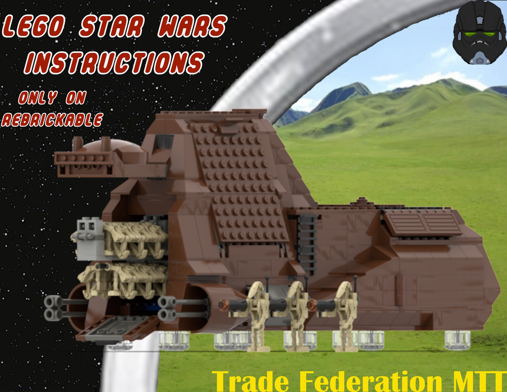 Lego Classic-Style Trade Federation MTT