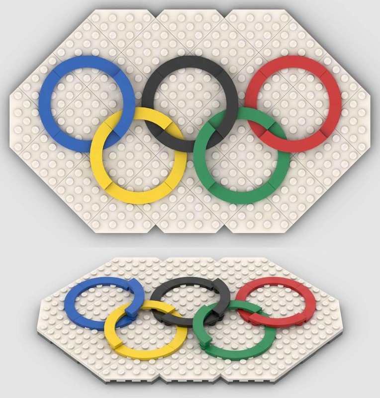 Lego Olympic Rings---The Winter is coming