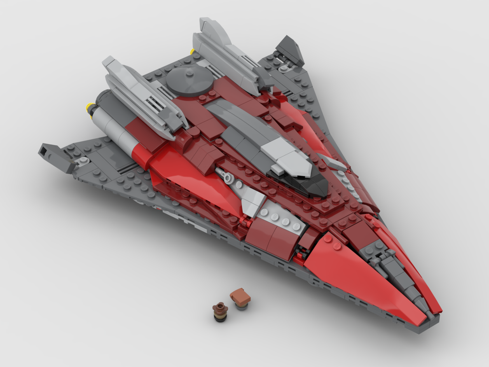 Lego 1:250 scale Fer-De-Lance elite dangerous