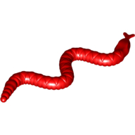 Lego Animal, Snake, Small / Red
