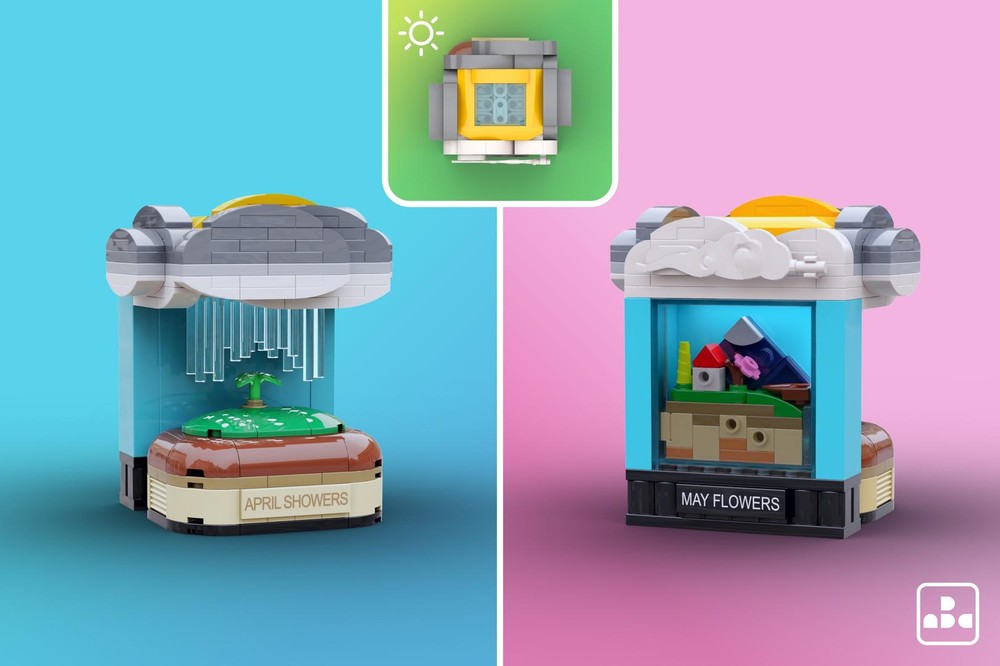 Lego The Duality of Spring🌦️🌱