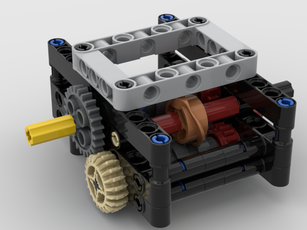 Lego Sequential 4 speed gearbox V1