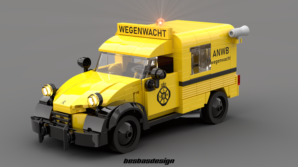 Lego Wegenwacht Citroën 2CV Fourgonnette