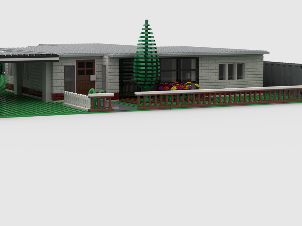 Lego 1950s Austrailian home