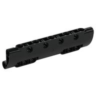 Lego Technic Panel Curved 11 x 3 with 10 Pin Holes through Panel Surface / Black
