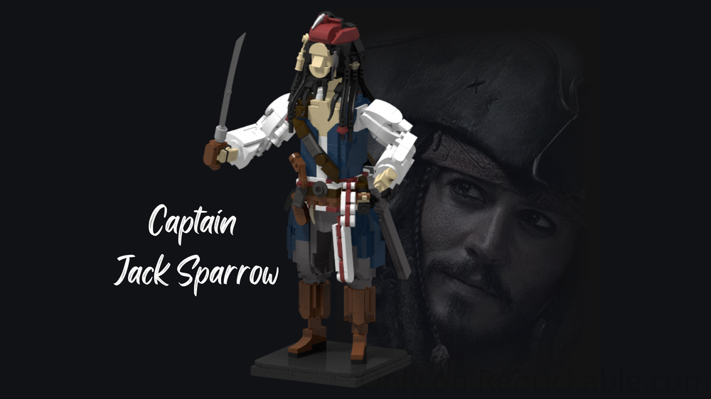 Lego Captain Jack Sparrow Figurine