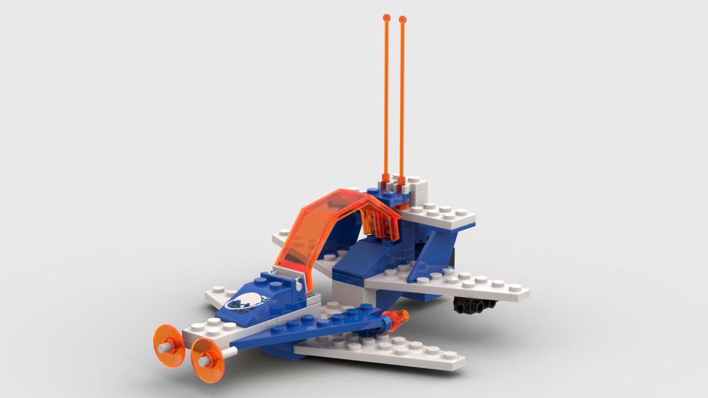 Lego 6877 - Vector Detector - Ice Planet Color Scheme