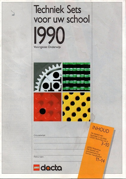 Lego 1990 Large NL Dacta Techniek Sets voor uw school Voortgezet Onderwijs (950.710-NL)