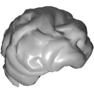 Lego Hair Curled in Thick Strands / Light Bluish Gray