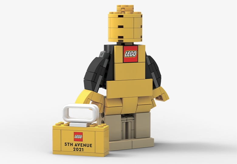 Lego New York 5th Avenue Brand Store Opening Associate Figure