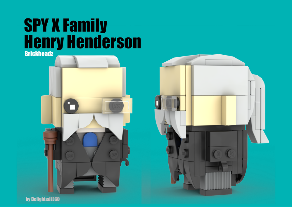 Lego Henry Henderson from SPY x FAMILY, Brickheadz