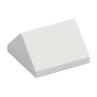 Lego Brick Sloped 45° 2 x 2 Double / White