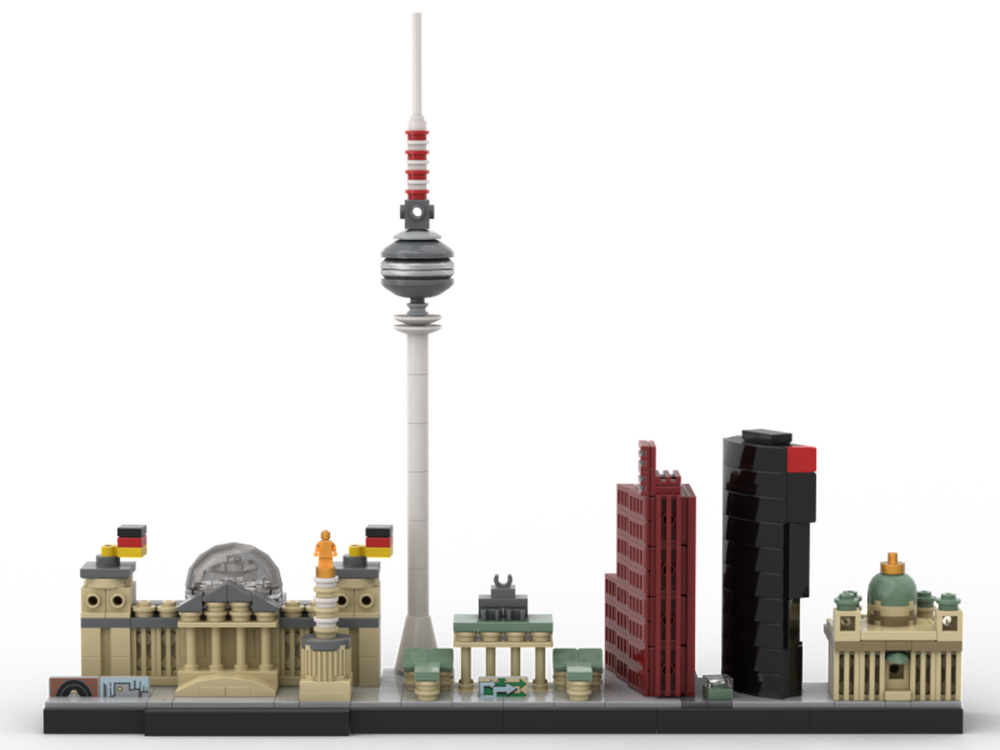 Lego Berlin Skyline Upgraded
