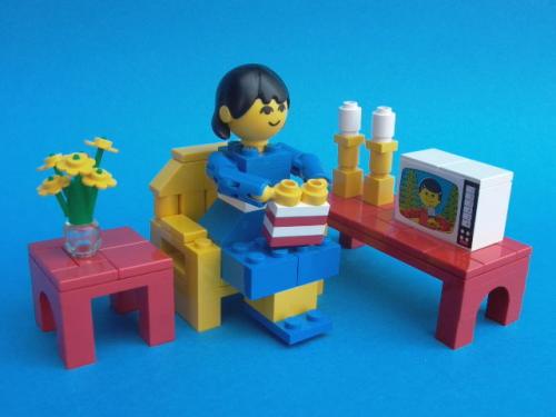 Lego Television Room