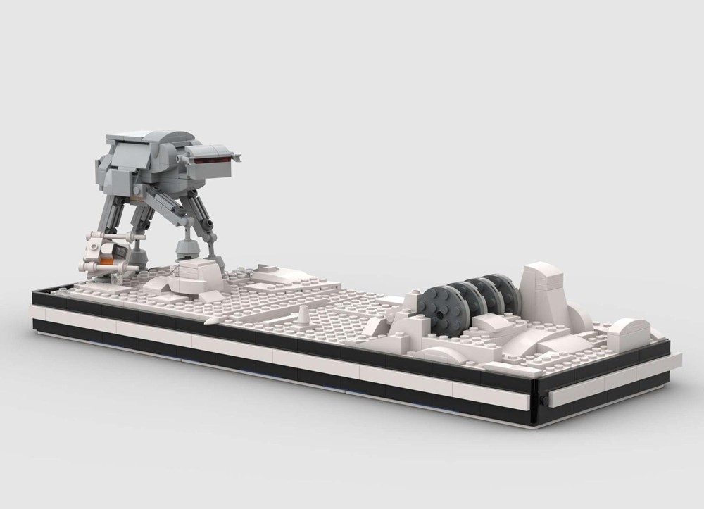 Lego Battle Of Hoth Diorama