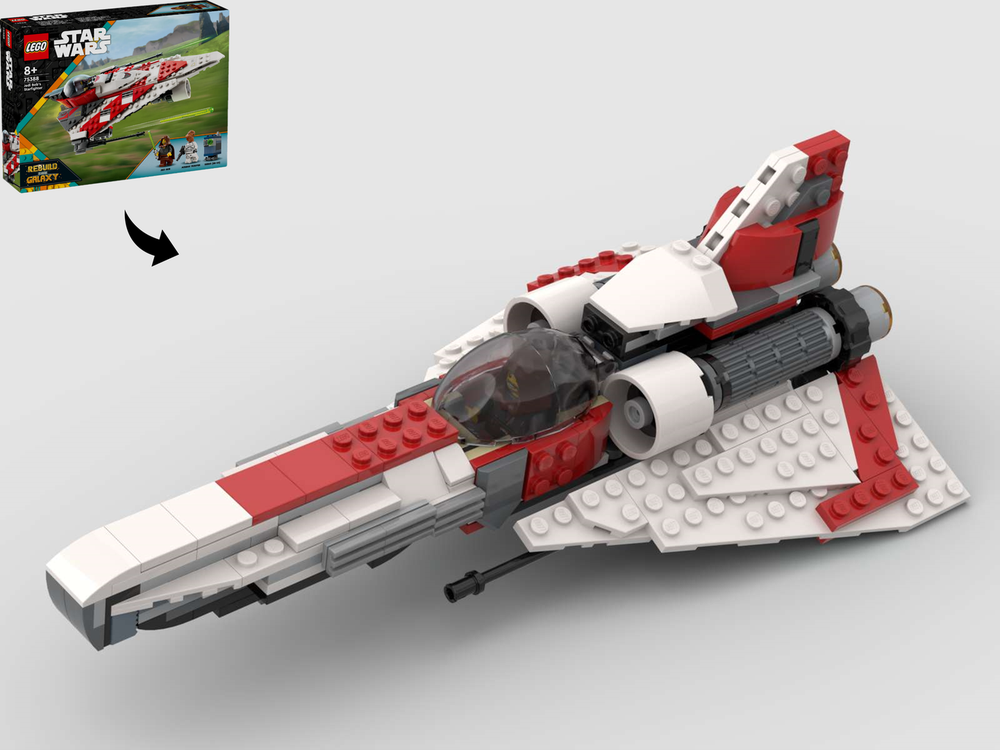 Lego Battlestar Galactica Colonial Viper - Alternate Build of 75388 Bob's Starfighter