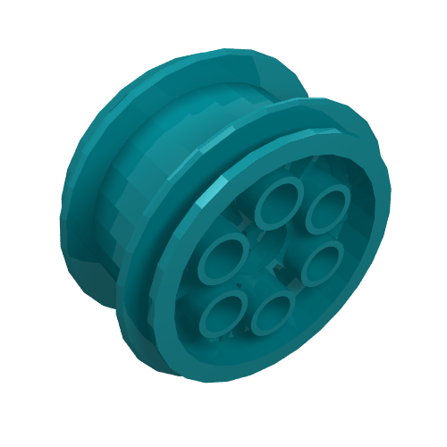Lego Wheel 20 x 30 Balloon Medium / Dark Turquoise