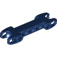 Lego Technic Axle and Pin Connector 2 x 7 with Two Ball Joint Sockets [Squared Ends] / Dark Blue