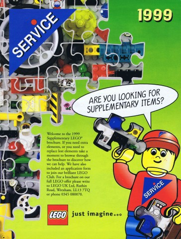 Lego 1999 Medium Service Packs UK (927.181-UK)