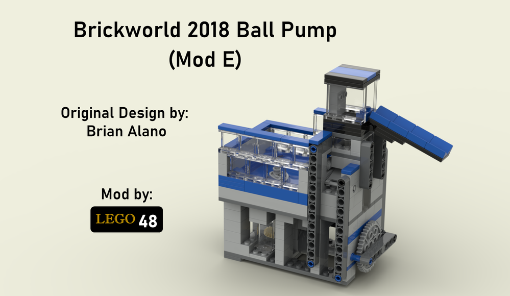 Lego Brickworld 2018 Ball Pump (Mod E)