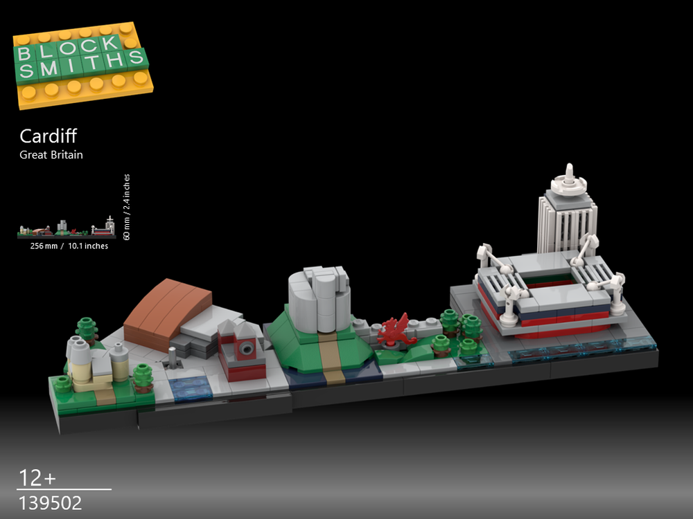Lego Architecture - Cardiff Skyline