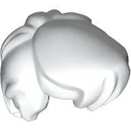 Lego Hair Short (Shaggy) / White