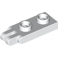 Lego Hinge Plate 1 x 2 with 2 Fingers and Hollow Studs / White
