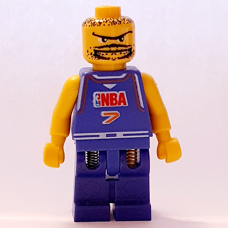 Lego Basketball Player, Violet Torso, violet Legs 7
