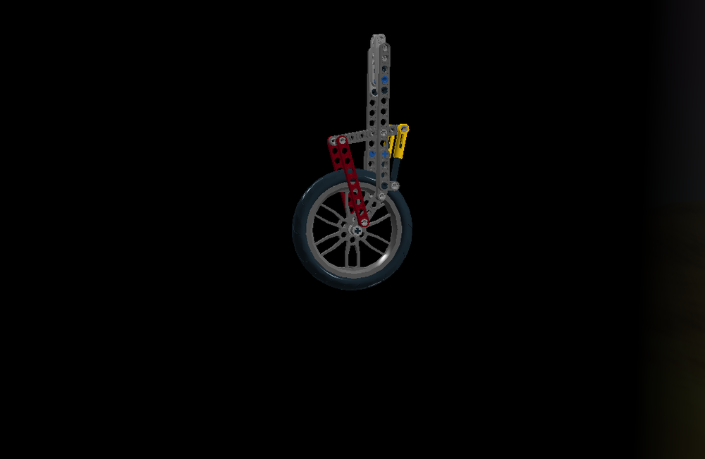Lego front bike suspension (springer style)