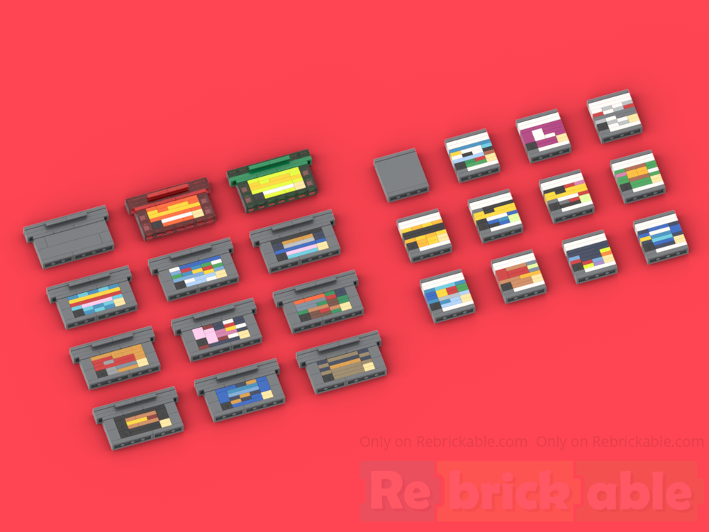 Lego Nintendo GBA / DS Game Cartridges