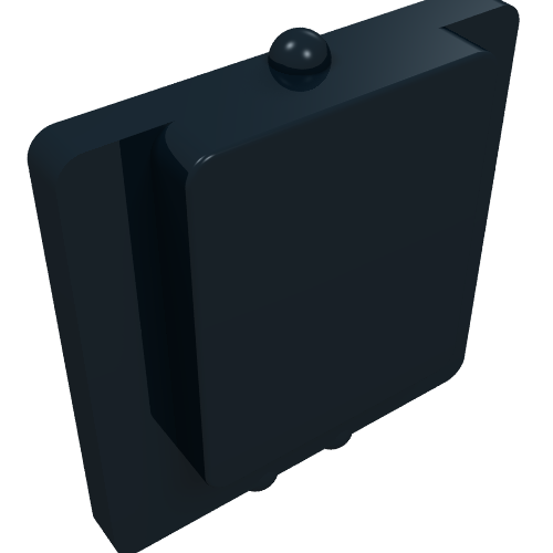 Lego Glass for Window 1 x 2 x 2 Plane / Black