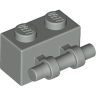 Lego Brick Special 1 x 2 with Handle / Light Gray