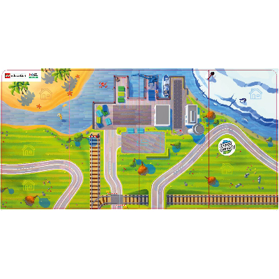 Lego Playmat, CARGO CONNECT Explore / [No Color/Any Color]