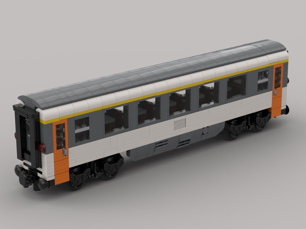 Lego First class Corail passenger Eurofima waggon series A from the SNCF
