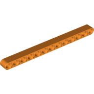 Lego Technic Beam 1 x 13 Thick / Orange