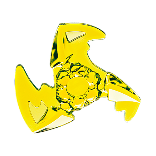 Lego Weapon Throwing Star / Shuriken with Trailing Effect / Trans-Neon Green