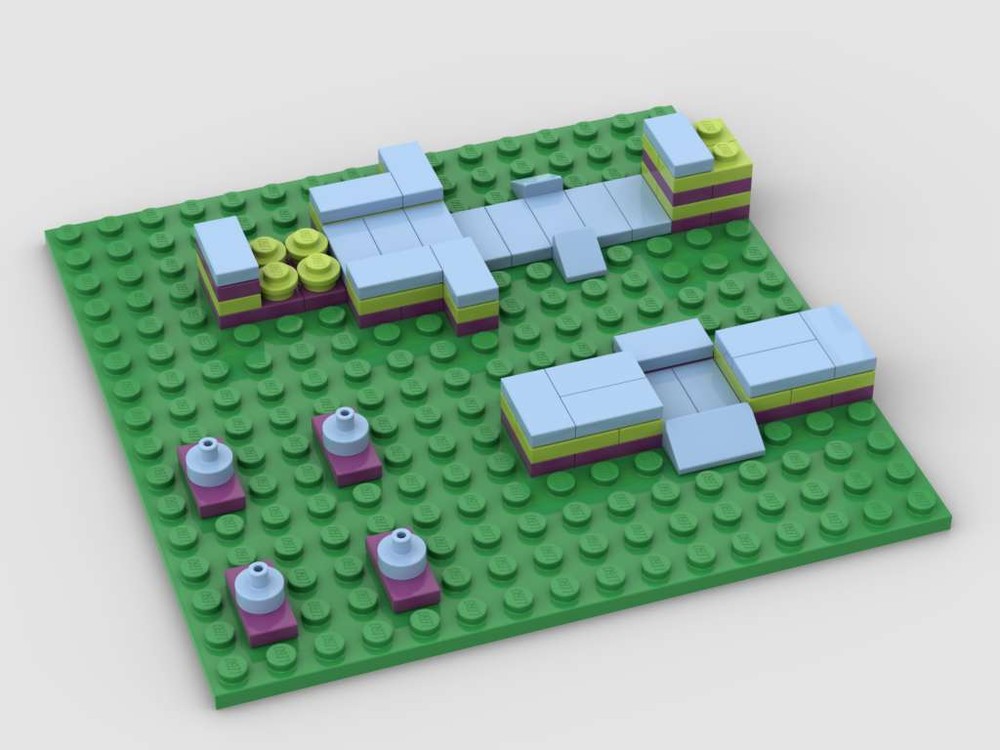 Lego Frame Rack for MOC-174002