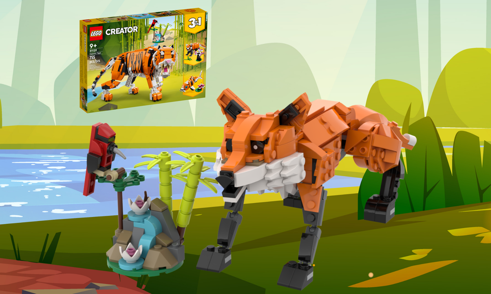 Lego Orange Fox